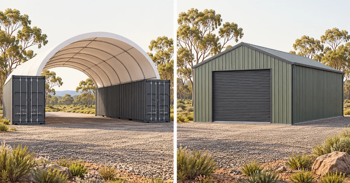 Container Shelter vs Steel Shed: Which Should You Choose?
