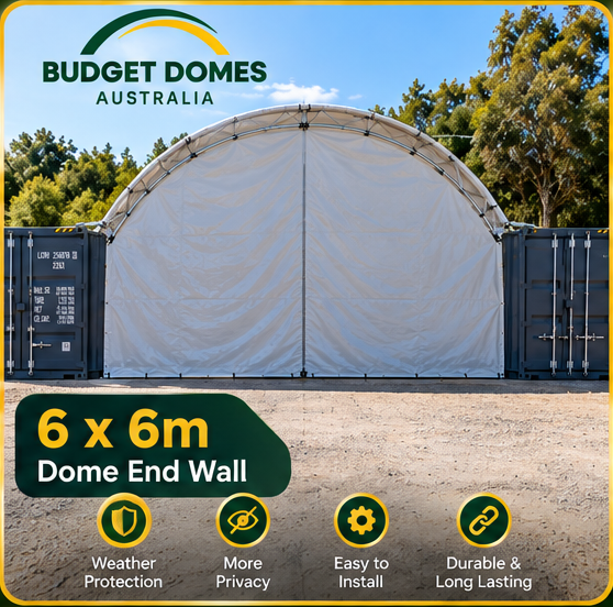 6x6m Dome + End Wall